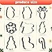 Christmas Cookie Cutters - 9 PCS Christmas Party Favors Decorations Kit Shaped in Santa Snowman Cane Candy |Stainless Steel Navidad Stroking Stuffers Food Gingerbread Baking Press Supplies for Kitchen
