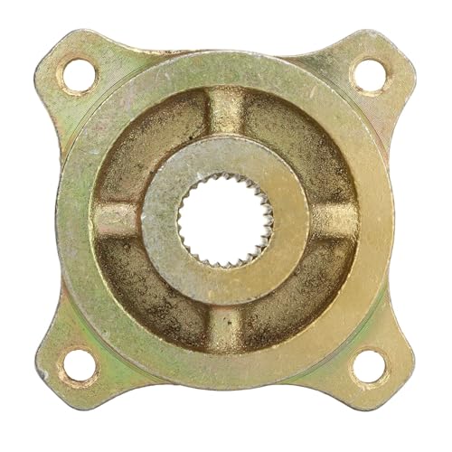 Aramox Moyeu de Roue d'Essieu Arrière, 24 Dents, 4 Goujons, 25 mm de Diamètre, Compatible avec Go Kart ATV Quad 125 150 200