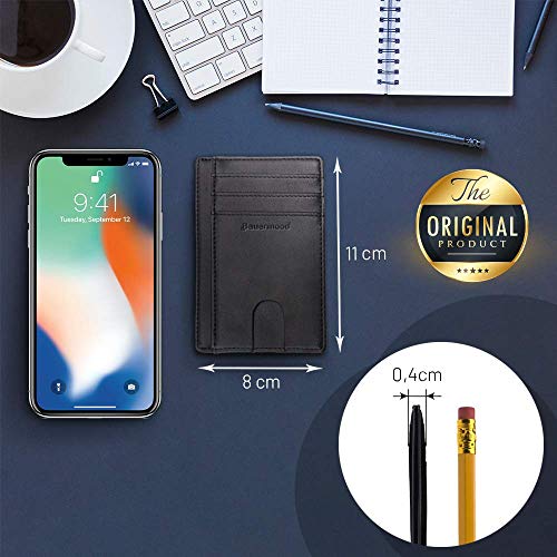 Portafoglio Uomo Piccolo Sottile - Bauermood
