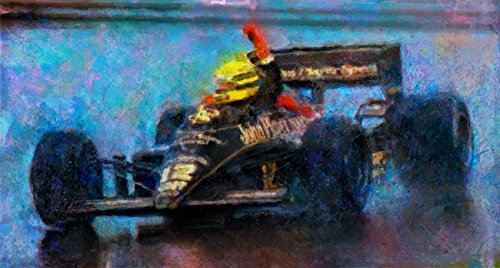 The Rainman Ayrton Senna Formula 1 Print