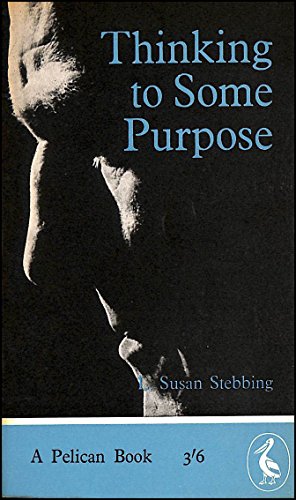Thinking to Some Purpose B000RTC7VE Book Cover