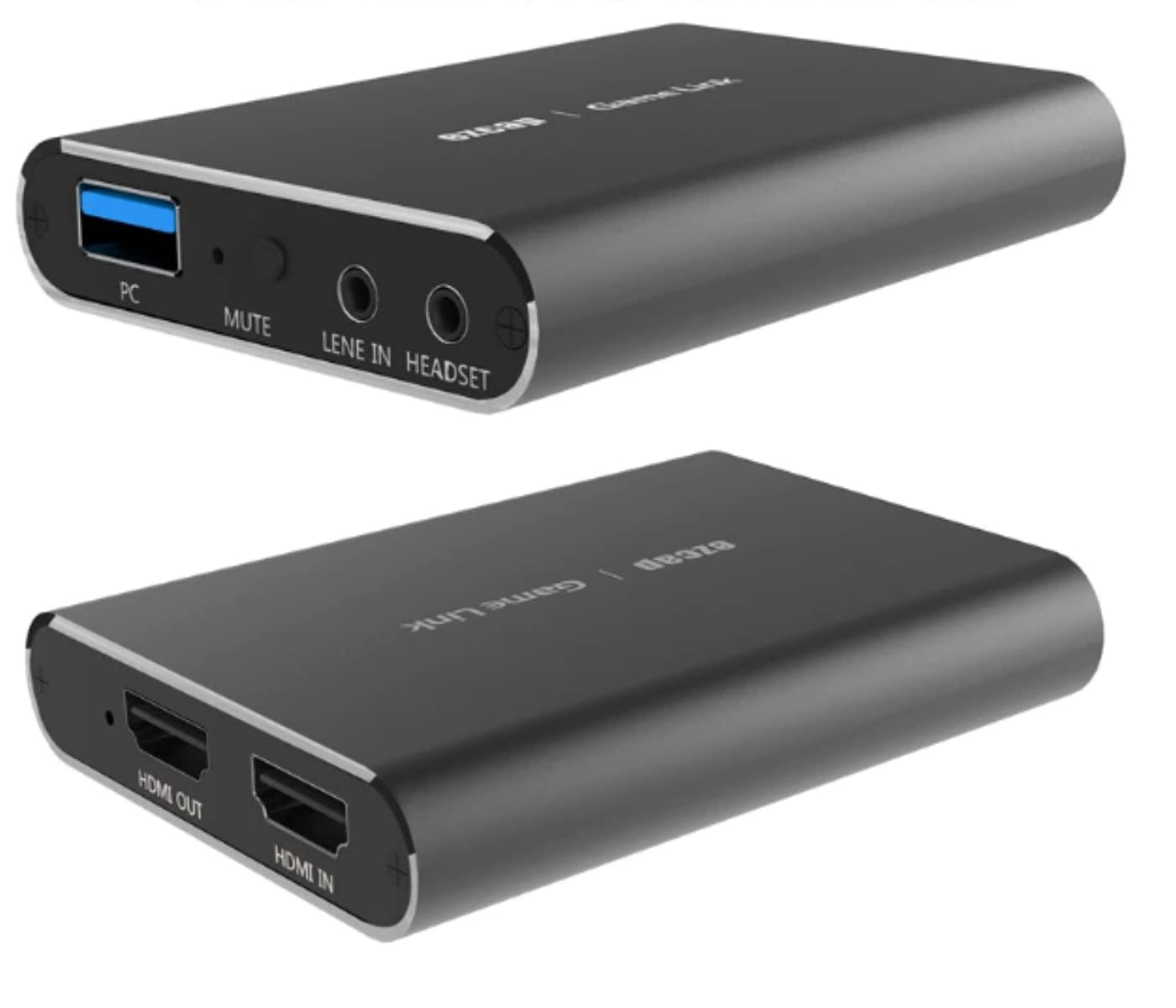 Tobo Game Link USB 3.0 HD Live Broadcast Box with Microphone, Support 4K 60fps Input and Output,1080P 60fps Recording (Game Link) - TD-815HVC