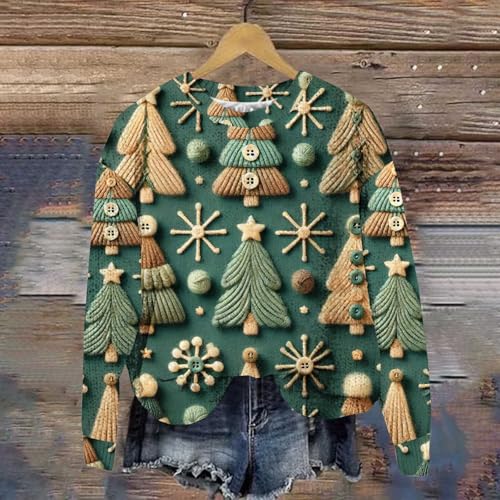 Sudadera de Navidad para mujer cómoda que evita pasar frío con estilo invernal 3