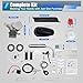 100cc Bicycle Engine Kit, 2-Stroke Gas Motor Bike Kit Air-Cooling Bicycle Motorized Full Set Super Fuel-efficient for Most 26