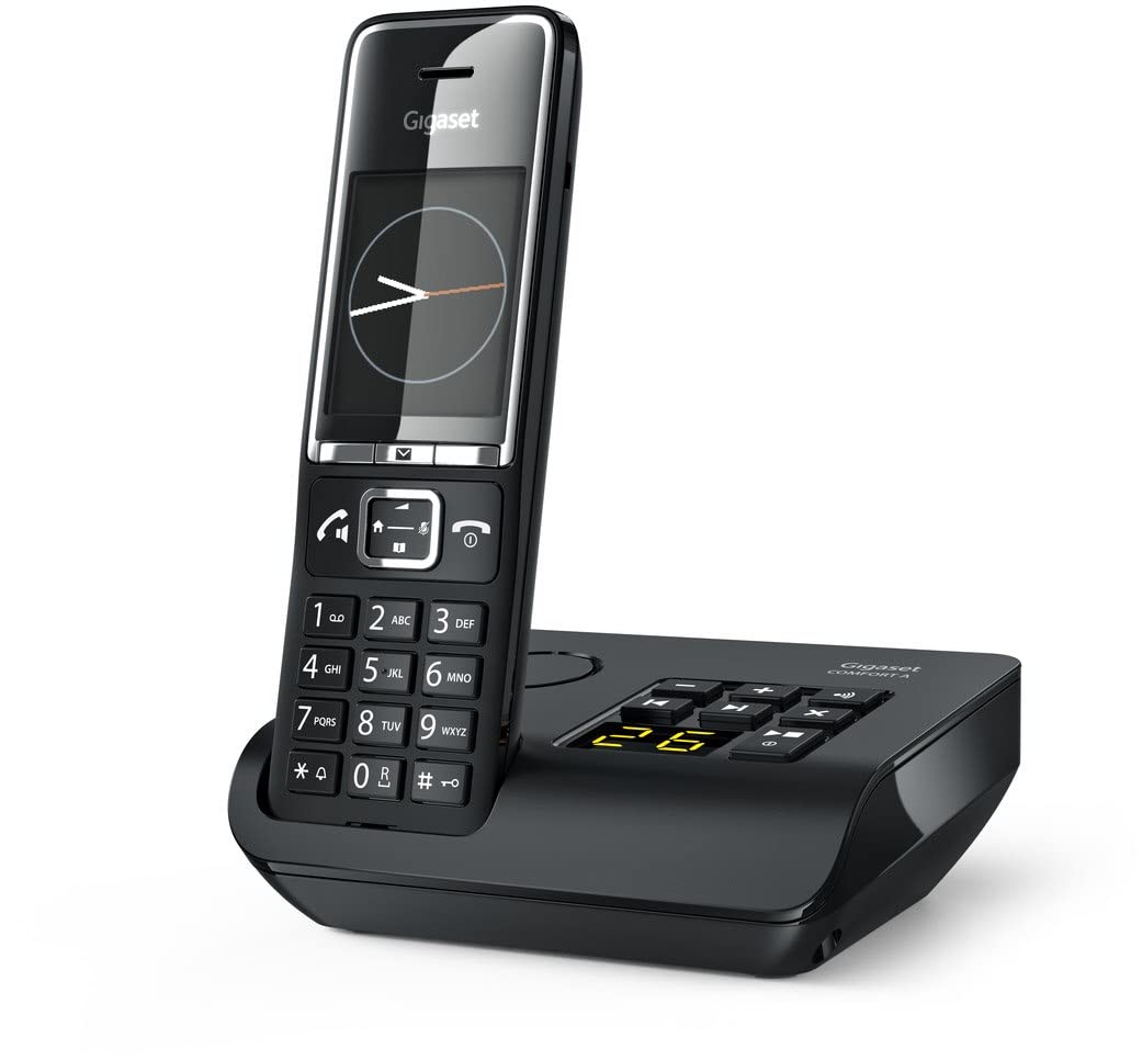 Gigaset Comfort 550A Analog Telephone Caller Id Black, S30852-H3021-B104