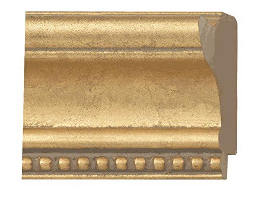 CountryArtHouse Picture Frame Moulding (Wood) 100ft bundle - Traditional Gold Finish - 2