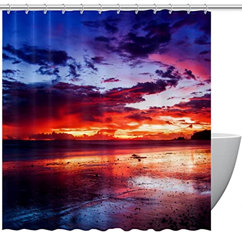 Rideau de douche Sunset imperméable grand format 168x183 - 2