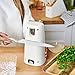 DqOasd Electric Can Opener by Drew Barrymore, Stainless Steel Blade, Auto-Turn Feature (White Icing), 1