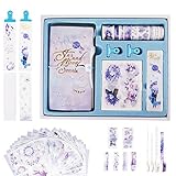 4. Excelente Calidad - precioso y diseños vibrantes, viajeros DIARIO hecho de papel Premium. Tiene una caja de regalo muy bonito, Tamaño 12 * 9.56 * 1.26In, moda y elegante.