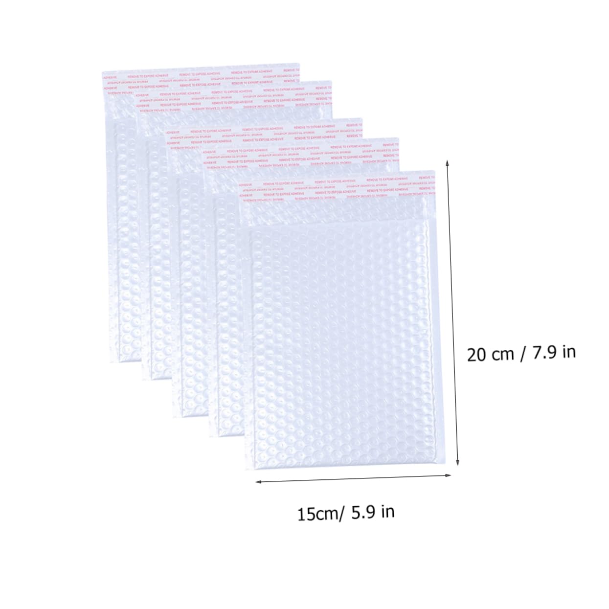 LALAFINA 50pcs Out Large Wrap for Packing Storage Bag Lightweight Waterproof Shockproof Packaging Bag Pouch for Mailing 20x15cm