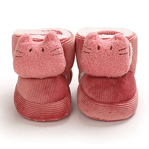Baby Girls Boys Cotton Flat Booties Newborn Winter Warm Slippers Toddler Non Slip Boots House Socks Warm Baby Shoes4