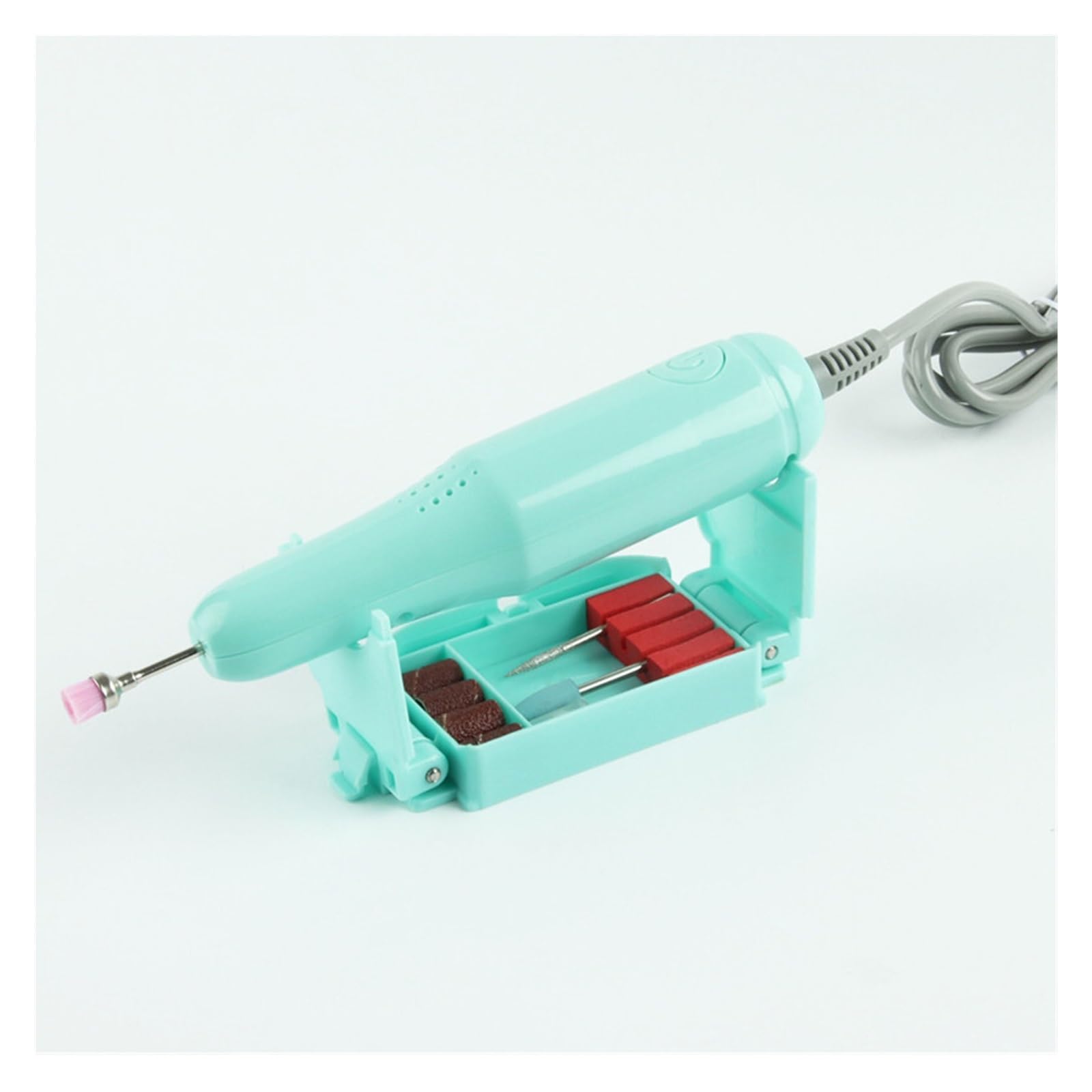 Wiertarka Do Paznokci, Profesjonalna Elektryczna Wiertarka Do Paznokci, Elektryczna Wiertarka Do Paznokci 25000 Obr./Min, Zestaw Akcesoriów Do Manicure I Pedicure, P,Groen-A