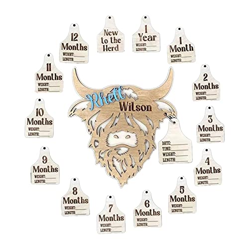 Ronyme Wooden Wall Plaque Replacement Ear Tags Bull Signs Cow Wooden Signs For Gate Restaurant #TOP6