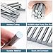 Yaocom 12 Pcs Zinc Rod Zinc Metal Anode 99.995% High Purity 3.94 x 0.39 Inch Anti Corrosion Good Conductivity Smooth Surface for Scientific Experiment Research, Silver