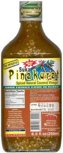 Suka Pinakurat - Spiced Natural Coconut Vinegar 250ml (Pack of 6)