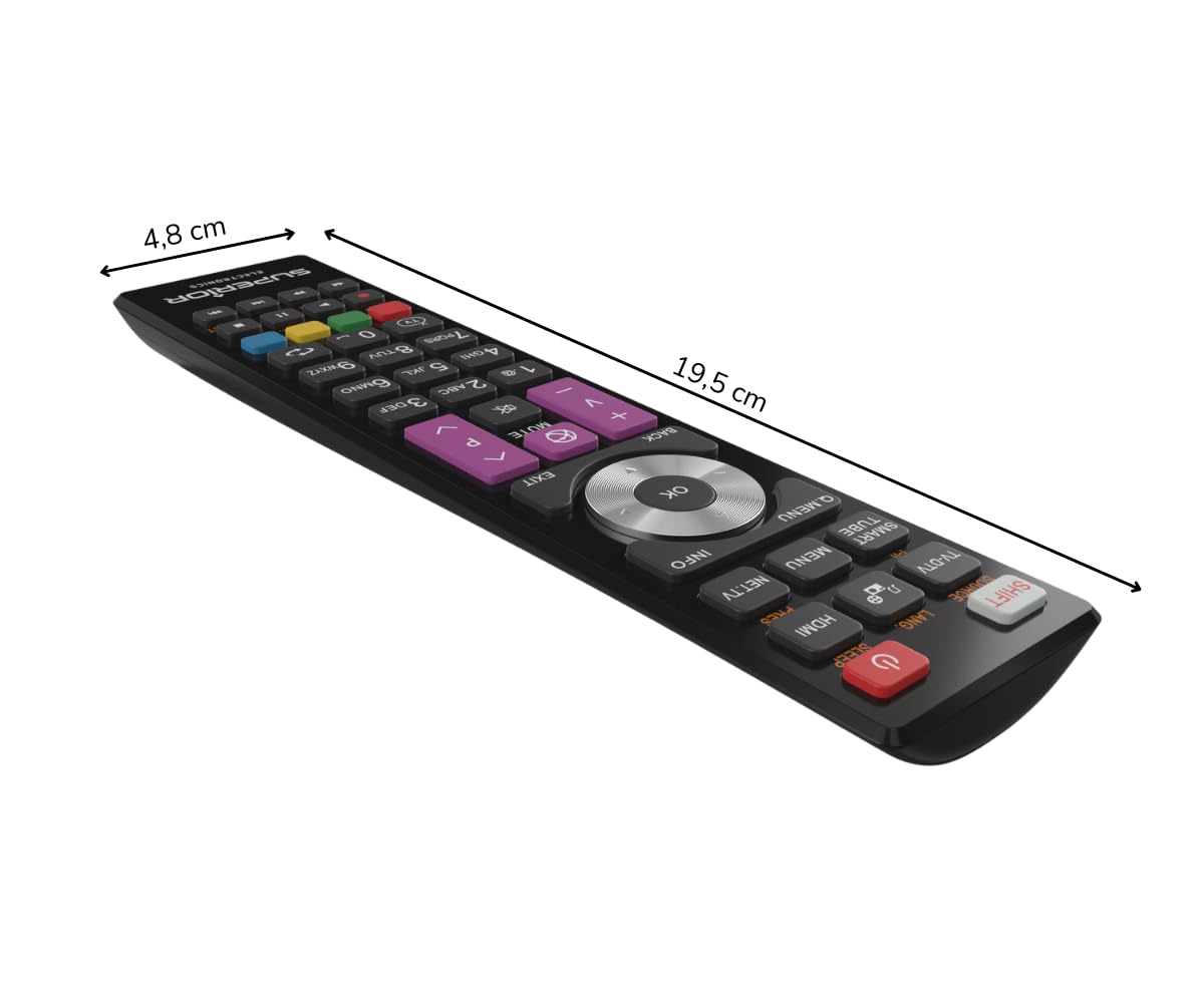 Telecomando Sostitutivo Per TV Telefunken - Universale, Pronto All'Uso Senza Programmazione