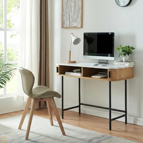 Console scandinave rangement portes coulissantes [en.casa]