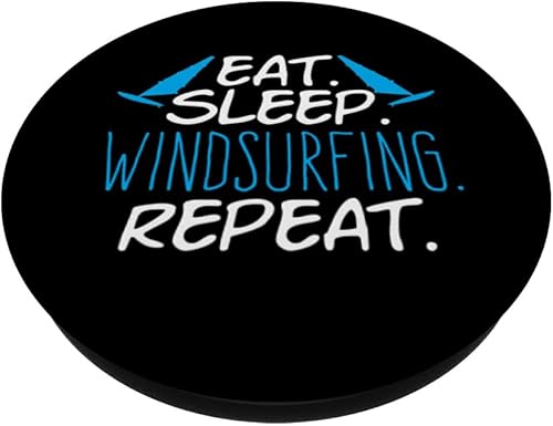 Miniatura 2 de Eat Sleep Windsurfing Repeat Windsurfer Surfing PopSockets Standard PopGrip