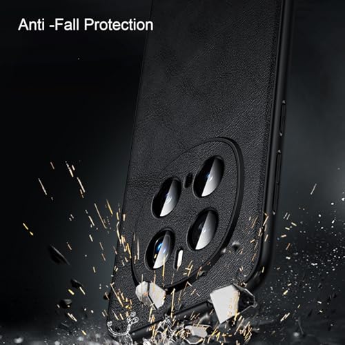 Coque en cuir véritable pour Honor Magic 7 Pro étui luxe fait main vert - 6