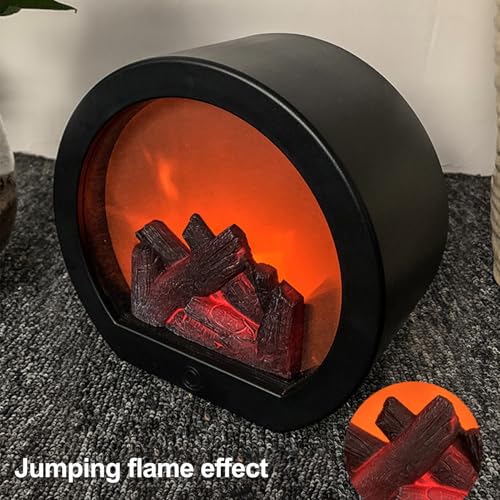 Flamme réaliste pour intérieur sans fumée grâce à la lanterne LED