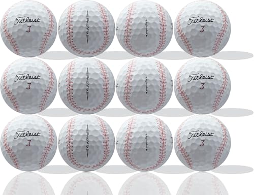 GBM Baseball Certified Refinished Titleist Pro V1X Golf Balls -