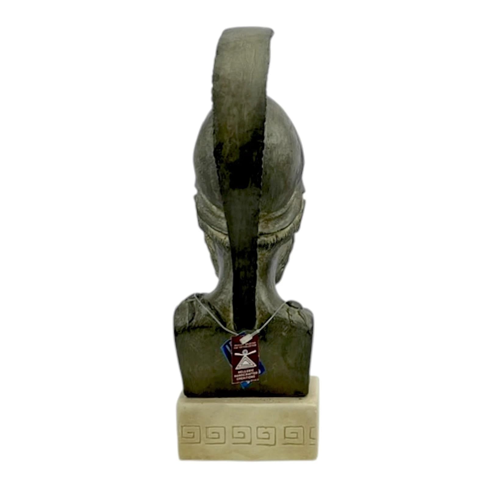 Perykles, popiersie, grecki mąż stanu, przywódca ateńskiej demokracji, statuetka, starożytna Grecja, figurka historyczna, rzeźba, twardy tynk, ręcznie wykonana w Grecji, 29 cm
