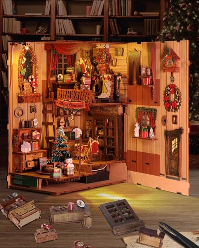 RONSTONE Christmas Cottage Book Nook Kit thumbnail 3