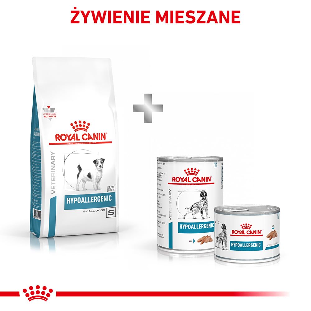 Royal Canin Veterinary Hypoallergenic Small Dogs | 3,5 kg | Alimento dietetico completo per cani di piccola taglia adulti | Per ridurre i segni di intolleranza ai nutrienti