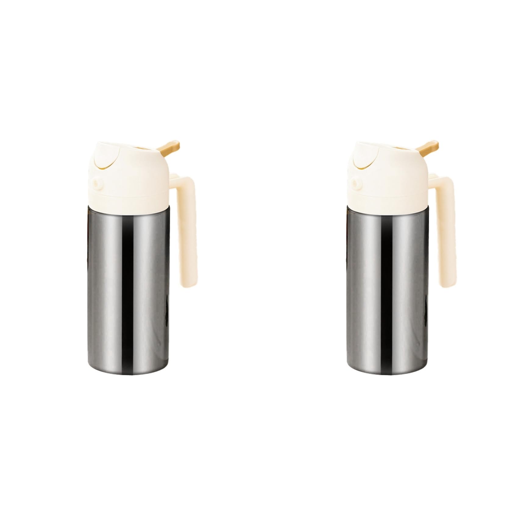 Hndhbfgrt 2X Oil Dispenser Oil Sprayer Stainless Steel Olive Oil Dispenser Bottle Sprayer Pour Oil Mister Sprayer Bottle,B