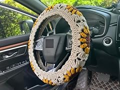 Light Khaki:Steering Wheel Cover