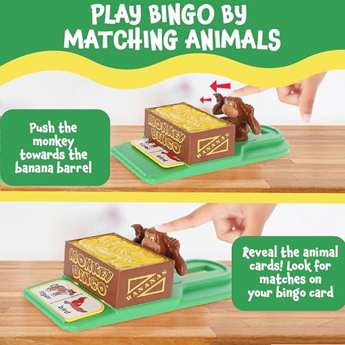 Monkey Bingo juego de mesa educativo para niños miniatura 3