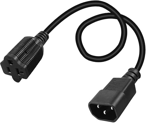 Miniatura 9 de Strhowill Cable de alimentación NEMA 5-20P a 5-1520R, enchufe macho de 20 amperios a 15A20A, cable de alimentación doméstico hembra de 5-20P a 5-15R