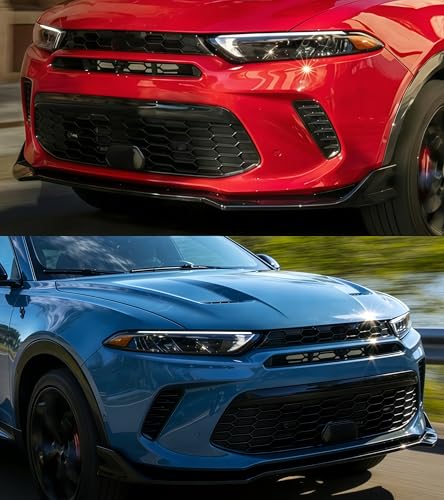 Front Bumper Lip Spoiler for Dodge Hornet GT R/T 2023 2024 2025 2026 V2 Style ABS Front Lip Splitter 3Pcs Body Kit Car Exterior Accessories (Glossy Black) - Image 5