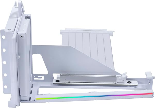 LIANLI PCIe5.0対応GPU縦置きキット LL-VG4-5-V4W ホワイト 200mmケーブル ARGBイルミネーション機能内臓 日本正規代理店品 - 2