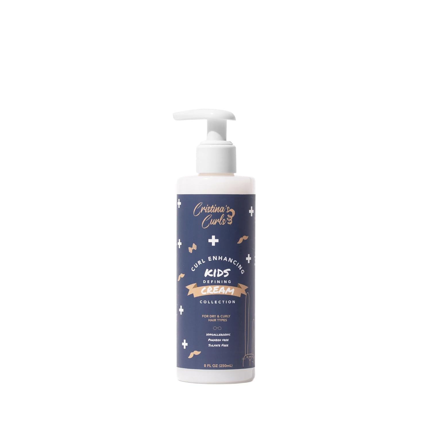 Cristina's Curls Curl Defining Cream For Kids – Moisture Rich Styling For Soft Bouncy Curls