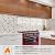 STICKGOO Hexagon Peel and Stick Backsplash Tile, Stick on Backsplash for Kitchen and Bathroom, Glossy Carrara White PVC Mixed Metal Gold Self Adhesive Wall Tiles(10 Sheets, Seamless)