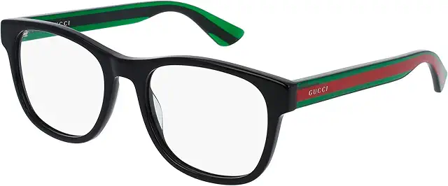 Gucci GG0004ON Black Occhiali da Vista Unisex, 53 mm
