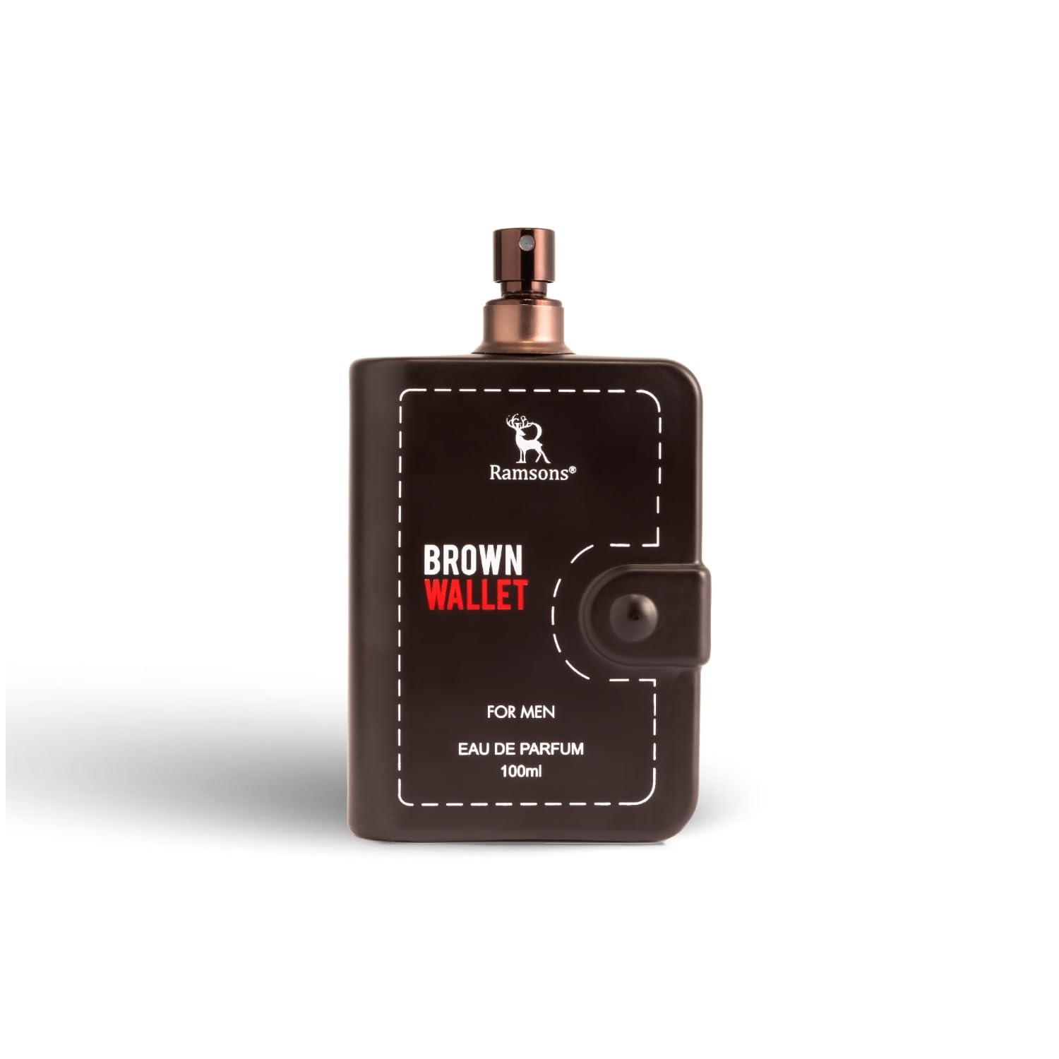 BROWN WALLET Eau De Parfum | 100 ML |Perfume For Men | TN - Pineapple, Bergamot, Orange, Aquatic, Grapefruit | MN - Cardamom, Coriander, Lilly, Jasmine | BN - Musk, Sandalwood, Vanilla