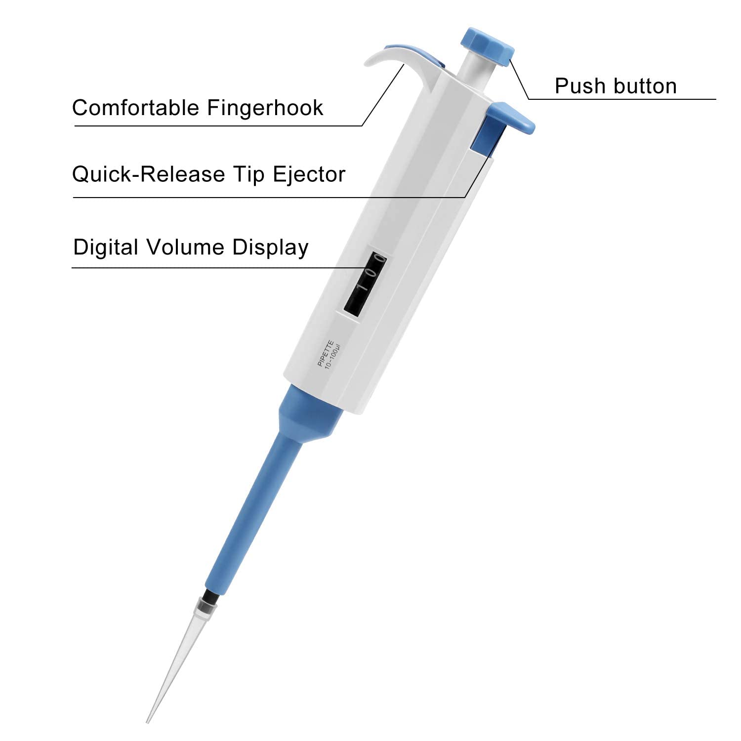 Adjustable Pipette 10ul100ul Pipettor Micropipette HighAccurate Automatic Pipette Variable