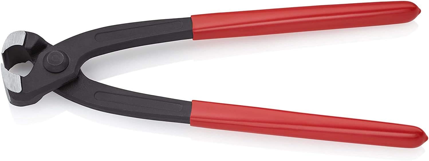 9" Ear Clamp Pliers Single Ear Hose Clamps Pincer Crimper Tool Nail Puller for Securing Pipe Hoses and Automotive Use