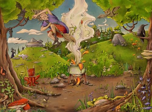 Ravensburger - Puzzle 500 pièces - avec la sorcière des Bois