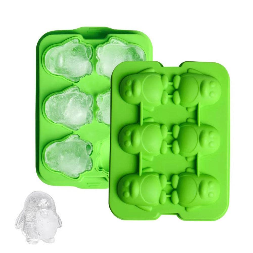 Amazon | SEVOLY 製氷器 6個取り ペンギンの形 製氷皿 大きい氷