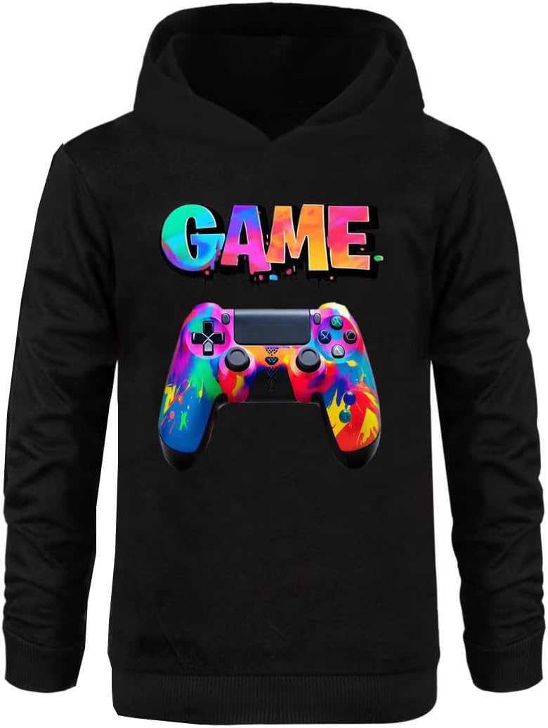 Boy's Tracksuit Game Fans Cotton Pullover Hoodie Sweatshirt Clothes Set Kids Jogging Pants Set 2 Pieces Sweatsuit