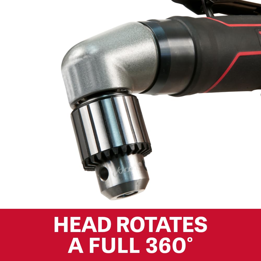 JET JAT-630 Pneumatic R12 Rev trapano angolare, 3/8"