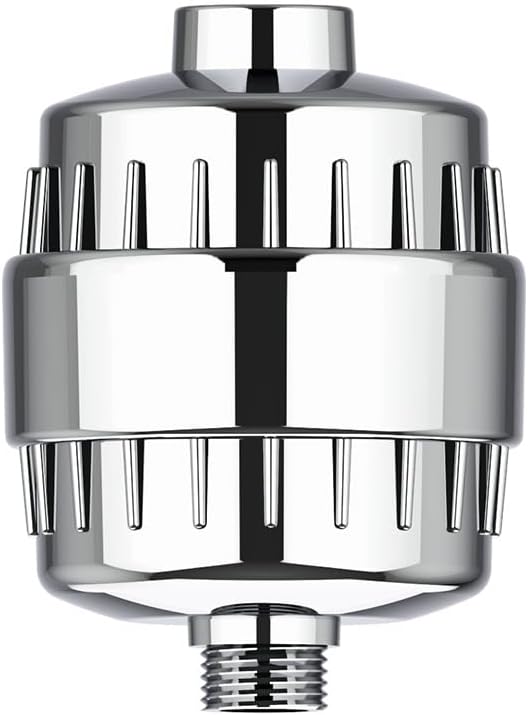 Heavy Duty Shower Filter Family 25-Stage Filtration Removes 99% Lead, Chlorine, Fluoride & Hard Water Minerals Revitalizes Hair, Skin & Nails Chrome