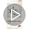 Image of RIZIK STORE Iron Frame Handmade Drawer Square 20 inchx20 inch Coffee Table /Nesting Table /Side Table /Center Table with Engineered Wood Top for Living Room /Drawing Room /Balcony (Drawer White (20 inchx20 inch))