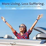 FVIZAL 4 Pairs Travel Sickness Bands, Motion Sickness Relief Bands, Anti Nausea Wristbands, Natural Acupressure Relief Wristbands Sea Flying Trip Kids Anti Sickness Bands & Pregnancy Morning Sickness - Image 7