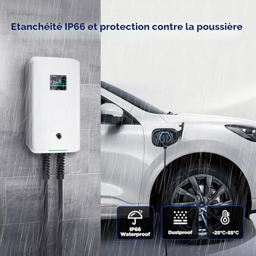 Boîte rapide 6,1 m Type 2 monophasé pour résoudre la recharge lente de votre voiture - 2