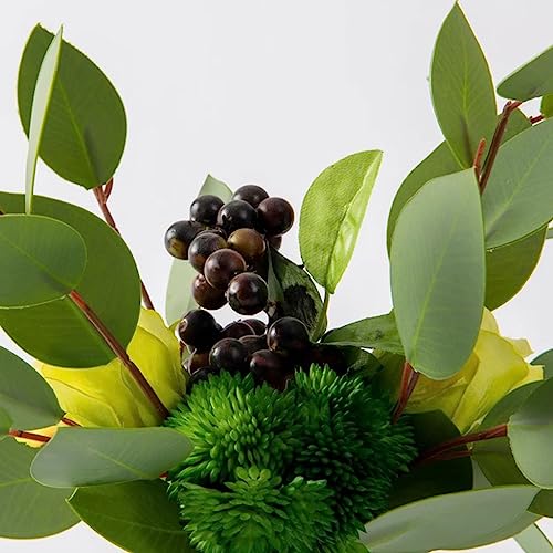 Decoration florale haut de gamme avec bouquet vase de simulation - 4
