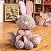 Big Bunny Peluche Bambole Coniglietto Grande Bambole Peluche per bambini Cenere 120cm